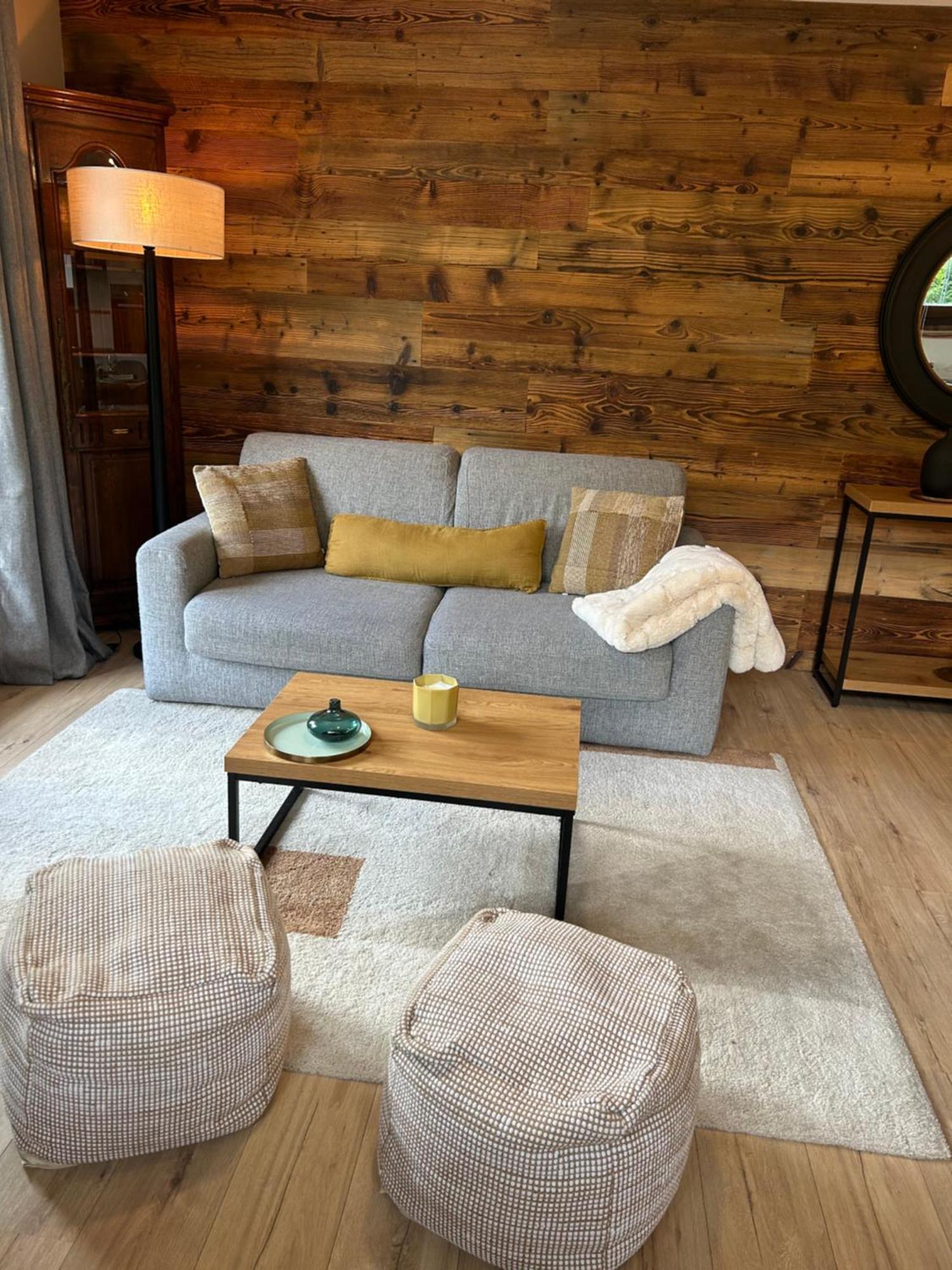 Appartement Style Chalet Avec Grande Terrasse Et Parking Prive Chamonix Exterior photo